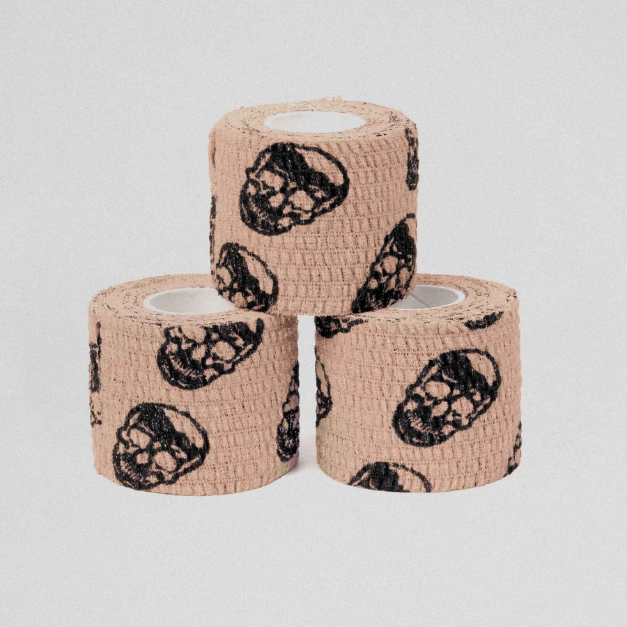 Gymreapers Skull Tape - Taupe