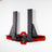 Spotter arms sliding into the PRx wall storage cradle