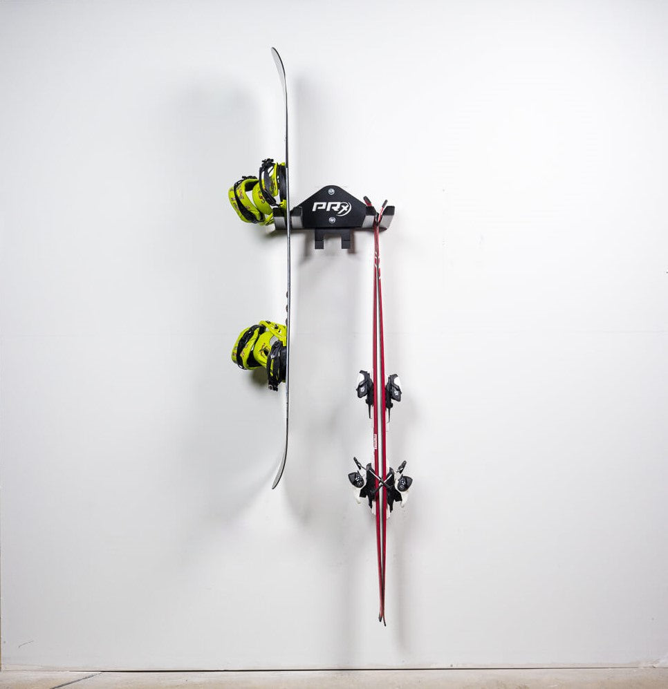 Close-up of a rubber-dipped peg on the PRx Ski and Snowboard Storage