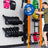 PRx dumbbell storage shelf mounted flat against the wall