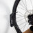 Close-up of the rubber-coated wheel hook on the PRx Single Bike Storage