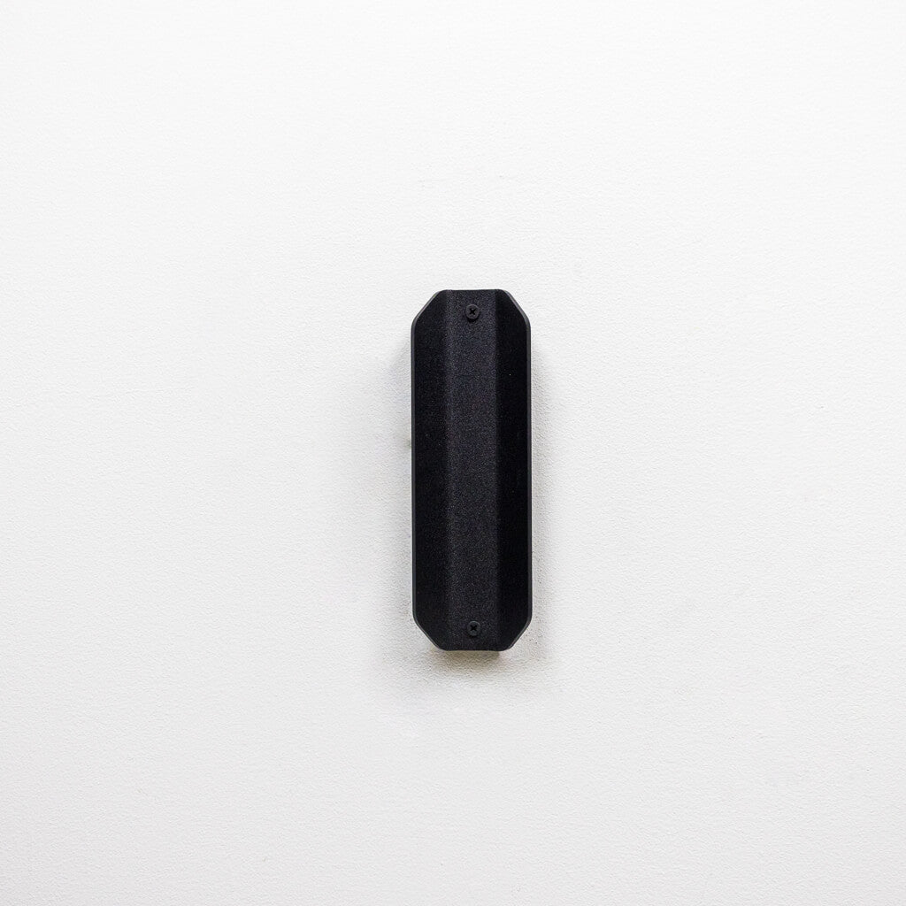Black powder coated PRx Single Bike Storage bracket detail