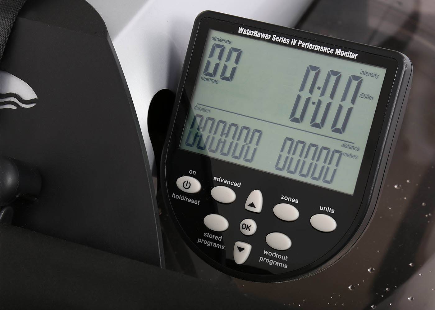 WaterRower M1 LoRise Rowing Machine with S4 BLE Monitor