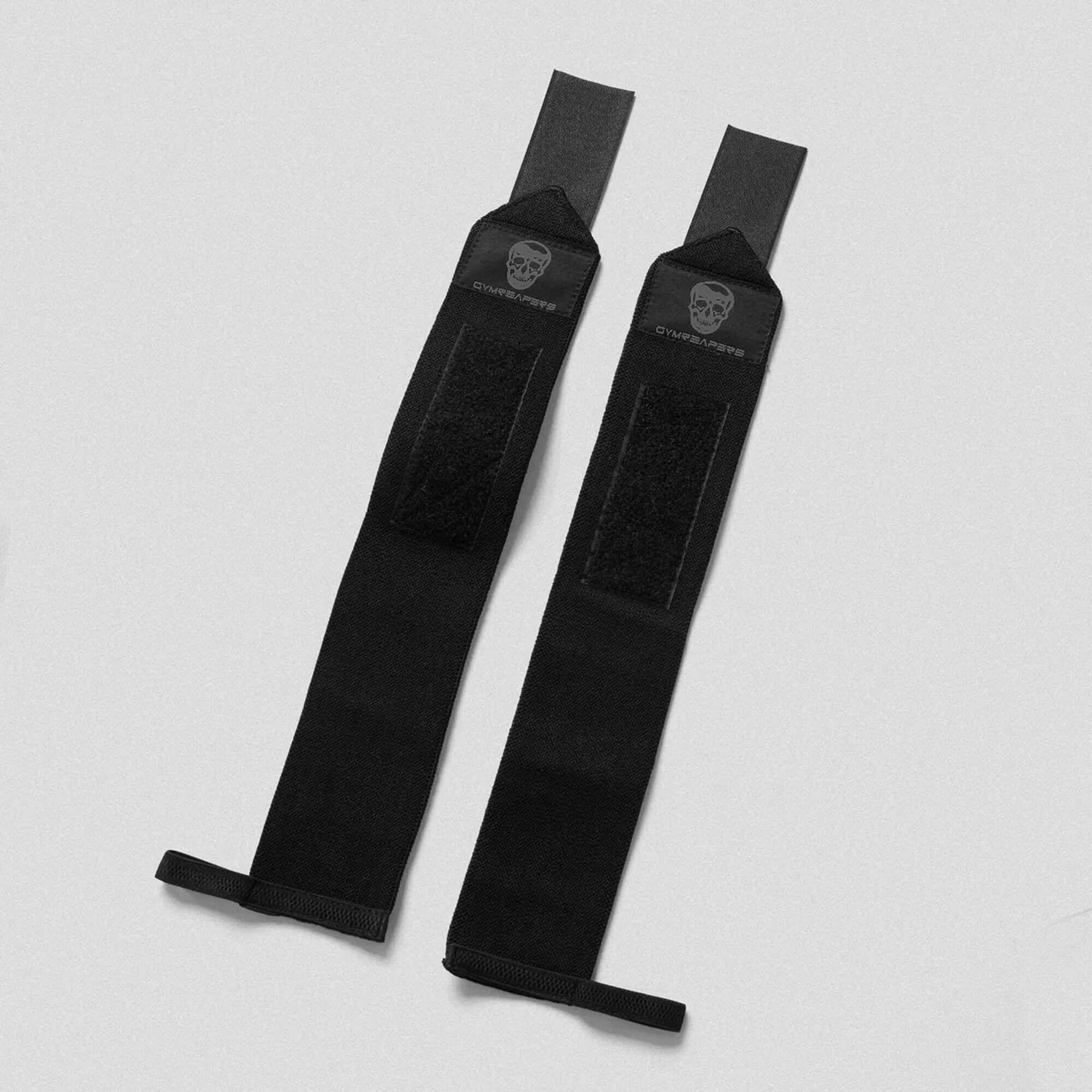 18" Wrist Wraps - Black/Black