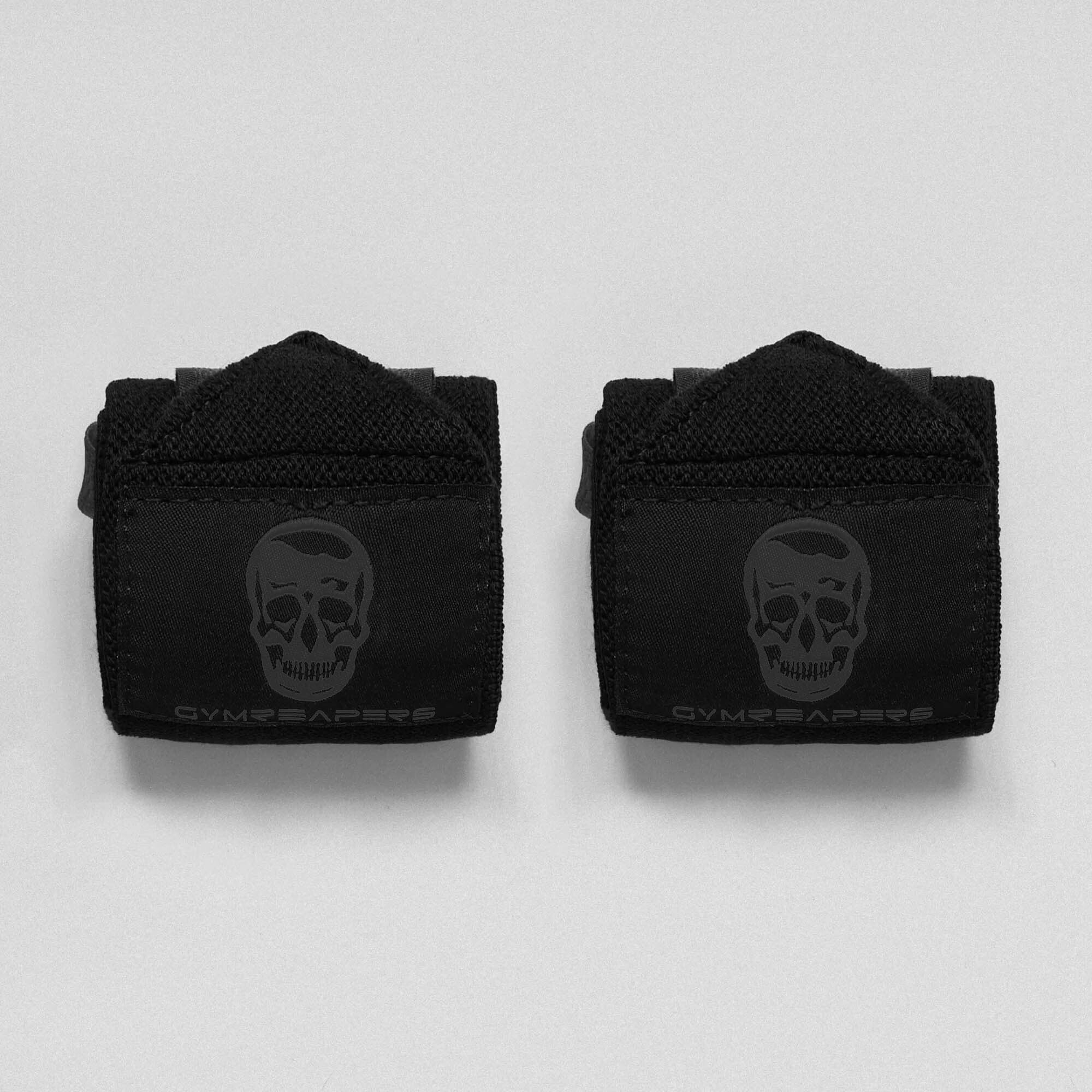18" Wrist Wraps - Black/Black