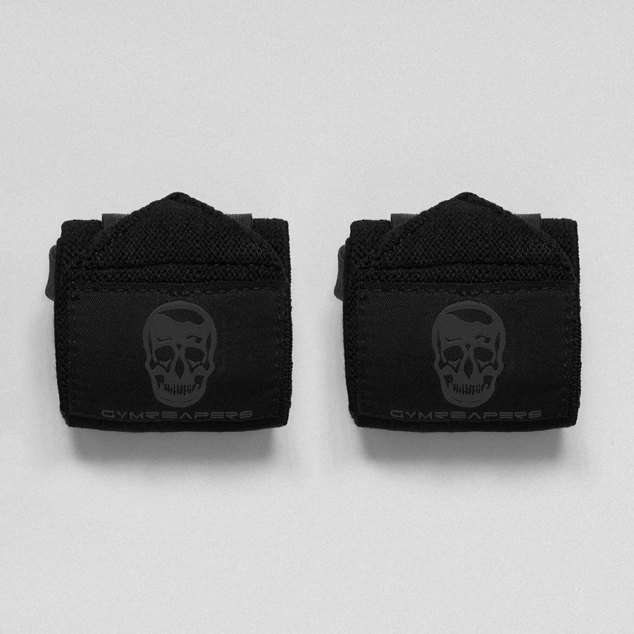 18" Wrist Wraps - Black/Black