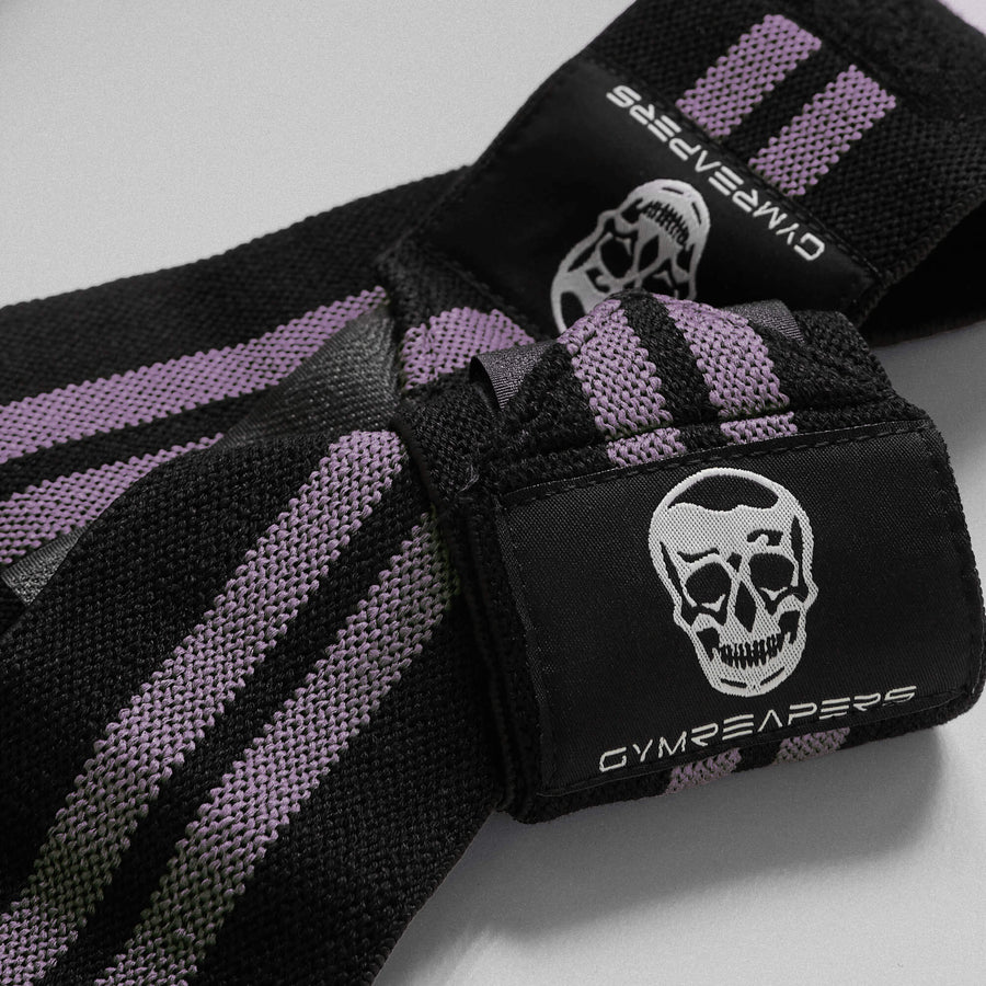 Wrist Wraps - 18" Weightlifting Wrist Support - Lilac